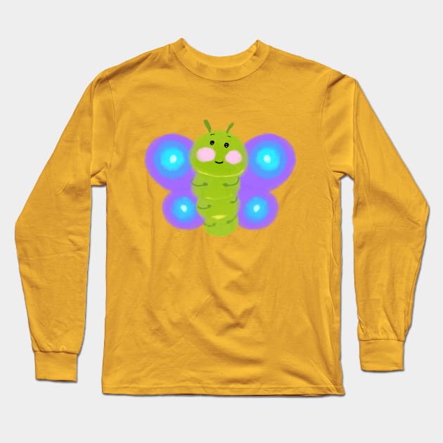 Butterfly caterpillar Long Sleeve T-Shirt by pimkie